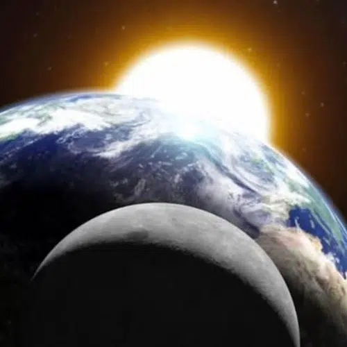 Alinhamento entre o Sol a Terra e a Lua